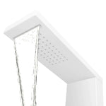 ZNTS Shower Panel System Aluminium Matte White 142372