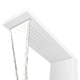 ZNTS Shower Panel System Aluminium Matte White 142372