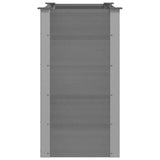 Garden Raised Bed WPC 100x50x91 cm Grey 43604