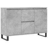 Sideboard Concrete Grey 101.5x35x70 cm Engineered Wood 827216