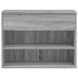 Shoe Bench Grey Sonoma 60x30x45 cm Engineered Wood 816051