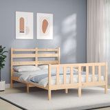 Bed Frame without Mattress 120x200 cm Solid Wood Pine 3192031