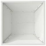 Garden Planter 5 pcs White 40 x 40 x 15 cm Cold-rolled Steel 873813