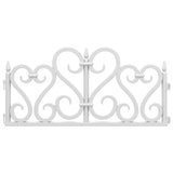 Lawn Edgings 17 pcs White 10 m PP 318300