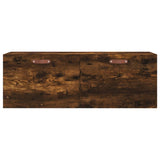 Wall Cabinet Smoked Oak 100x36.5x35 cm Engineered Wood 830113