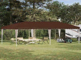 Pop-up Party Tent 575 x 290 x 245 cm Brown 42019786