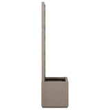 Garden Planter Grey 36 x 36 x 140 cm Polypropylene 42006501