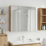 Bathroom Mirror Cabinet Artisian Oak 80 x 14.5 x 70 cm 889110
