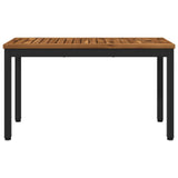 Garden Bench 80.5 x 35 x 45 cm Solid Acacia Wood Rectangular 901292