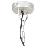 Industrial Vintage Hanging Lamp 25 W Silver Round 31 cm E27 320546
