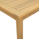 Coffee Table Light Acacia 85 x 85 x 45 cm Solid Acacia Wood 42026780