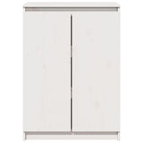 Sideboard White 60x36x84 cm Solid Pinewood 808109