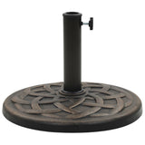 Parasol Base Round Polyresin 11 kg Bronze 45201