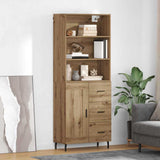 Highboard with Drawer Artisan Oak 69.5 x 34 x 180 cm 3415915