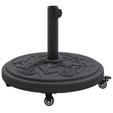 Parasol Base Art Deco Black 45 x 39.5 cm Iron 42002564