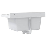 Utility Sink for Wall Mounting White 60x40x28 cm Resin 4002795