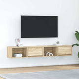 TV Cabinets 2 pcs Sonoma Oak 80x31x25.5 cm Engineered Wood 861459