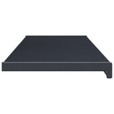 Window Sill Anthracite with wood grain 140 x 20 x 4.5 cm PVC 42046954