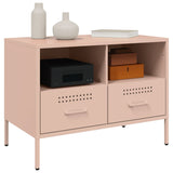 TV Cabinets 2 pcs Pink 68x39x50.5 cm Steel 843045