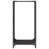 Firewood Rack Black 40x30x80 cm Cold-rolled steel 864219