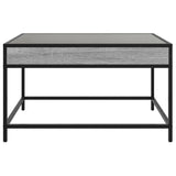 ZNTS Coffee Table with Infinity LED Grey Sonoma 70x50x41 cm 847685