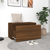 Hall Bench 80x40x45 cm Brown Oak Engineered Wood 816049