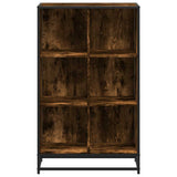Book Cabinet Smoked Oak 65.5x33x107.5 cm Engineered Wood 849161