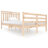 3100649 Bed Frame without Mattress Solid Wood 120x200 cm