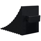 Wheel Chocks 2 pcs 29x16x19 cm Rubber 150991