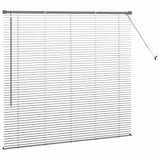 Venetian Blinds Manual Dark Grey 130 x 140 cm Aluminium 42006055