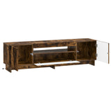 LED TV Cabinet Smoked Oak Engineered Wood 896030