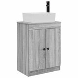 Bathroom Vanity with Sink Grey Sonoma 54 x 35 x 83 cm 890135