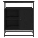 Sideboard Black Oak 69 x 35 x 80 cm Engineered Wood 862981