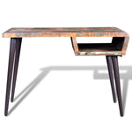 Reclaimed Wood Desk with Iron Legs 241138