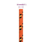 Boat Rope Orange 14 mm 100 m Polypropylene 152676