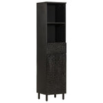 ZNTS 3 Piece Bathroom Cabinet Set Solid Wood Mango 3206294
