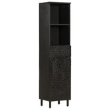 ZNTS 3 Piece Bathroom Cabinet Set Solid Wood Mango 3206294