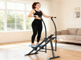 Stair Stepper Home Gym Exercise, Vertical Climber Machine with LCD Monitor & Adjustable Pedals T3398P425046