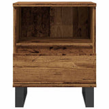 Bedside Cabinet Old Wood 40x35x50 cm Engineered Wood 857376