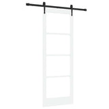Sliding Door Manual ORKDAL White 78 x 211 cm Wood and metal 3332442