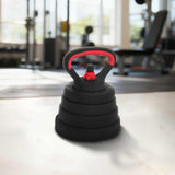 4-in-1 Dumbbell Barbell Kettlebell Set 30 kg Black and Red 42023469