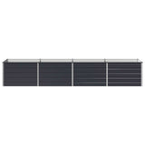 Raised Garden Bed Anthracite 320 x 80 x 55 cm cold-rolled steel 8006422