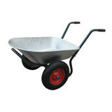 ZNTS Gardening Tool Wheelbarrow Two Wheels 66 L 40979