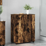 Bathroom Cabinet with Storage Smoked Oak 60 x 35 x 80 cm 883309