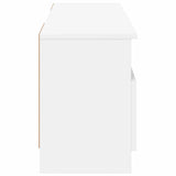 Electric Fireplace White 98 x 28.5 x 40.5 cm Engineered wood 8021191