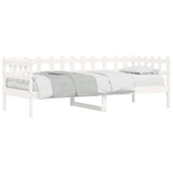 Day Bed without Mattress White 90x200 cm Solid Wood Pine 840380