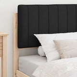 Bed Frame with Upholstered Headboard Black 100 x 200 cm 877791