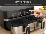8.5L Dual Basket Air Fryer, with Sync and Multi-Menu Cooking T3398P344415