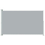 Patio Retractable Side Awning 180x300 cm Grey 313401