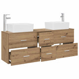 Bathroom Cabinet Set 3 pcs Artisan Oak 53 x 34.5 x 63 cm 3405866